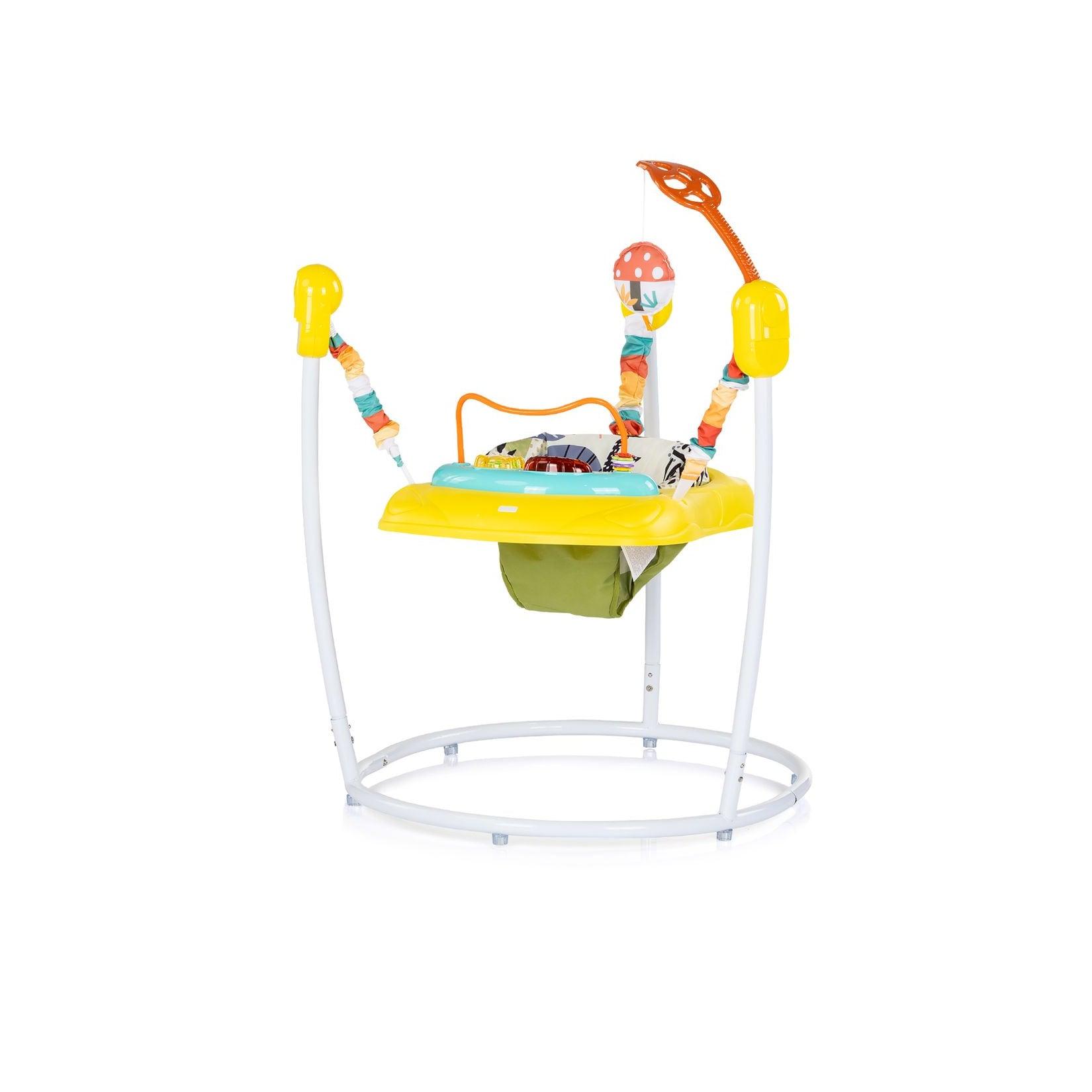 Chipolino Hopser Jumpy Car Musik Licht Hängespielzeug Musikpanel verstellbar gelb