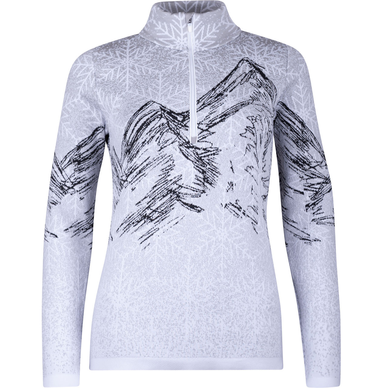 Newland Damen gestricktes Funktionsshirt SEVEN SUMMITS pearl grey/white - S