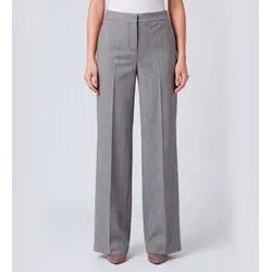 Twinset für Damen. 262TT2302 Weite Hose in Grau (42), Lässig, Klassisch, Polyester