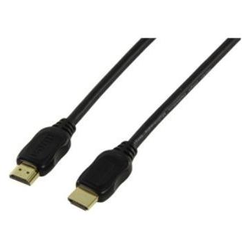 Nedis High Speed HDMI Kabel mit Ethernet | HDMI Stecker | HDMI Stecker | 4K@30Hz | ARC | 10.2 (5 m) (CVGL34002BK50)