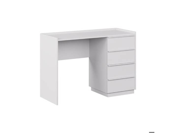 Bureau Viktoria 110x45cm avec 4 tiroirs Blanc Vicco 59323