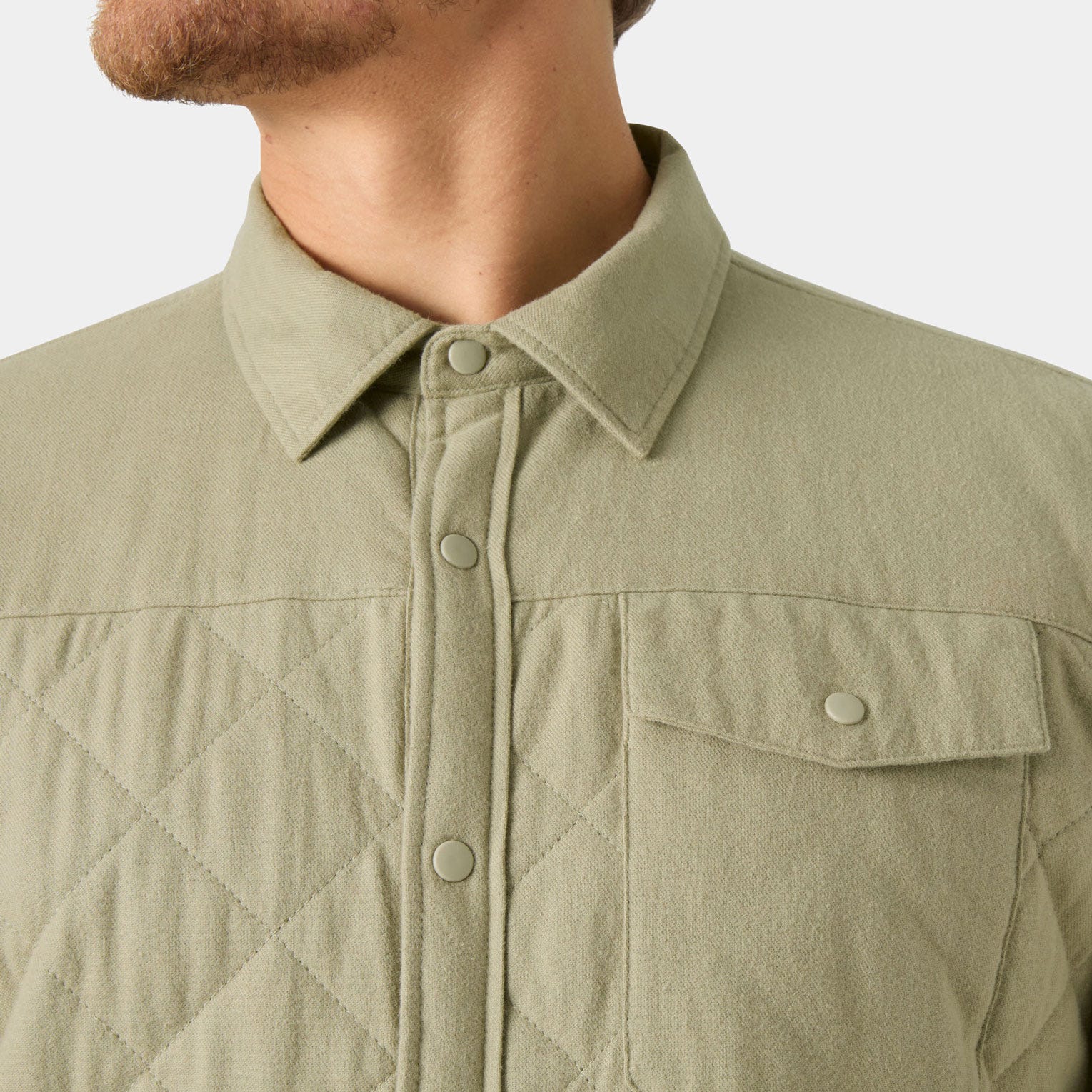 Helly Hansen Men’s Isfjord Insulated Shacket - Green - S