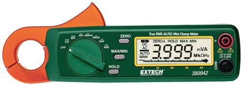 Extech 380942 Stromzange digital CAT II 600 V, CAT III 300V Anzeige (Counts): 4000