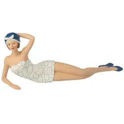 DAHEIM Deko-Figur 50 cm Polyresin Weiß