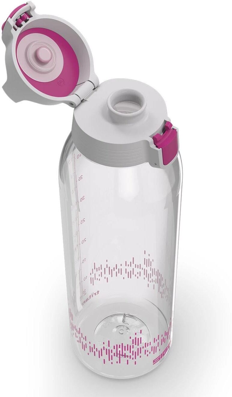 Trinkflasche SIGG "Total Clear One Myplanet", transparent (rot), Trinkflaschen, KinderH:33cm, Tritan, Trinkflasche, BPA-frei, H:33cm rot Einheitsgröße