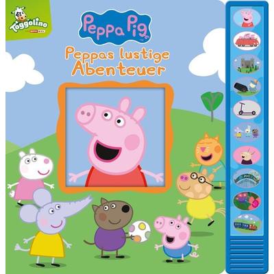 Peppa Pig - Peppas lustige Abenteuer - Vorlese-Pappbilderbuch mit 10 fröhlichen Geräuschen, Gebundene Ausgabe von , Phoenix International Publications