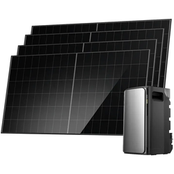 EcoFlow STREAM Ultra/Pro/Max Balkonkraftwerk mit Speicher - STREAM Ultra (0 % MwSt. – nur in Deutschland) / 4 × 500 W Starres Solarpanel