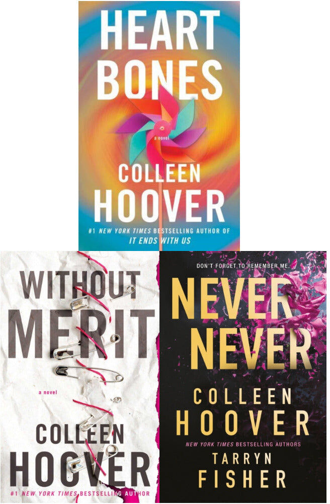 Simon & Schuster\Harper Colleen Hoover Collection 3 Books Set (Never Never, Heart Bones, Without Merit)