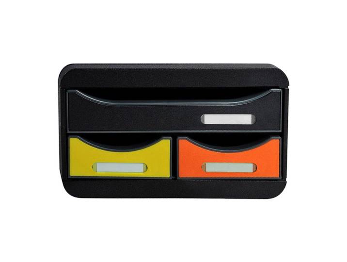 EXACOMPTA Module de classement Small-Box 3 tiroirs Iderama - Arlequin