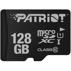 Patriot LX Series (128 GB, microSDXC, U1, UHS-I), Speicherkarte, Schwarz
