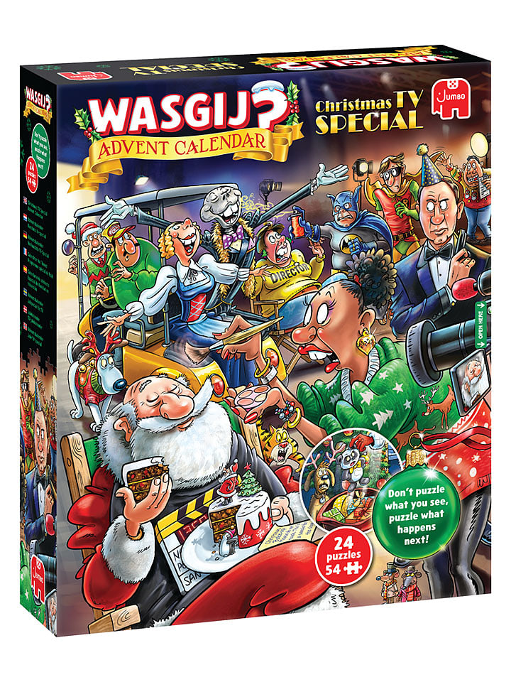 Jumbo Puzzle-Adventskalender "Wasgij" - ab 14 Jahren - onesize