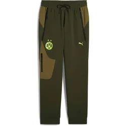 Puma, Herren, Sporthose, Jogginghose Borussia Dortmund Tech Woven (S), Schwarz, Gelb, Grün