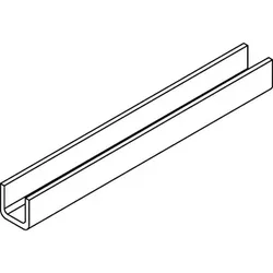 Bodenführungsschiene, verzinkt 1-54, 6000mm