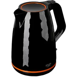 Adler AD 1277B Wasserkocher in Schwarz, 1,7 Liter, 2200 Watt, mit 360 Grad Basisstation