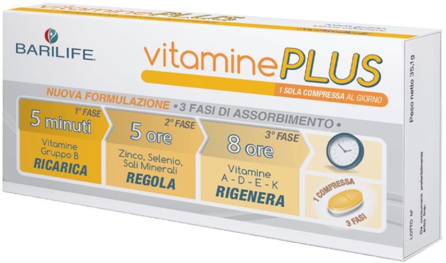 BARILIFE (PHARMAELLE Srl) BARILIFE VITAMINE Plus 30 Cpr