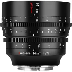 7artisans Spectrum 14mm T2.9 Sony E (Sony E, APS-C / DX), Objektiv, Schwarz