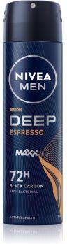 Nivea MEN Deep antitranspirante em spray para homens Espresso 150 ml. MEN Deep