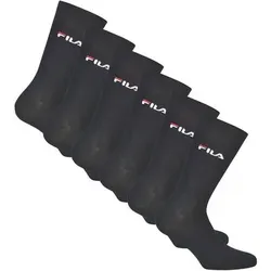 FILA Unisex Socken, 6er Pack - Strümpfe, Street, Lifesyle, Sport (2x 3 Paar), Größe 39-42 in Blau Blau
