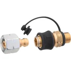 GOK Steckkupplung SET SKU-QR PS5bar G1/4 LH-KN x SKU und STN x G1/4 LH-UEM