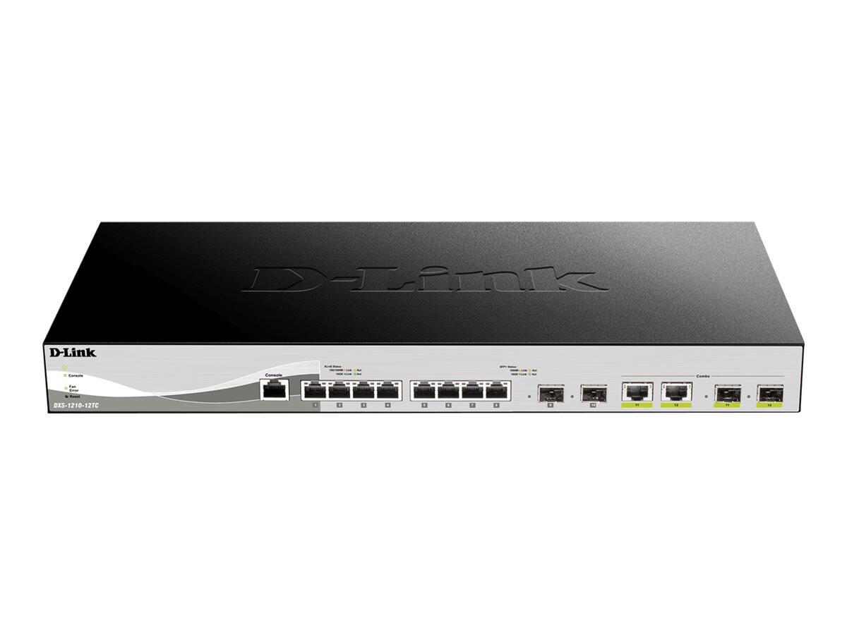 D-Link DXS-1210-12TC/E, 12-Port Smart Managed 10G Switch