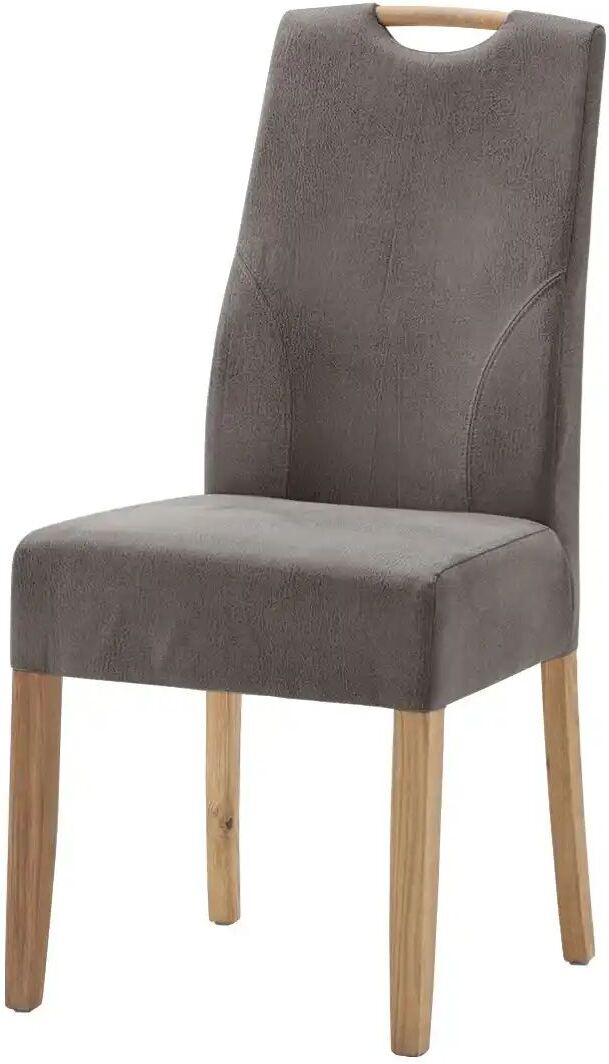 Höffner Polsterstuhl  Top-Chairs ¦ grau ¦ Maße (cm): B: 45 H: 97,5 T: 57.0