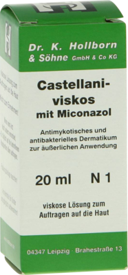 Dr.K.Hollborn & Söhne GmbH & Co. KG CASTELLANI viskos m. Miconazol Lösung 20 ml 00912787