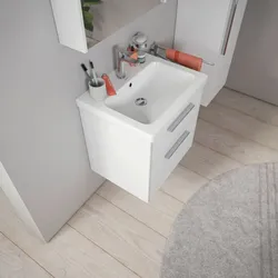 Duravit D-Code Waschtisch 2399650000 Weiß Hochglanz, 650x480mm, mit Überlauf, Hahnlochbank, Hahnloch