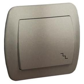Kontakt Simon Simon Treppenverbinder Einzelgurt 10AX satiniert (AW6 (WMAL-460xxx-H012)