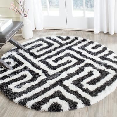 SAFAVIEH Handmade Barcelona Shag Cena Polyester Rug