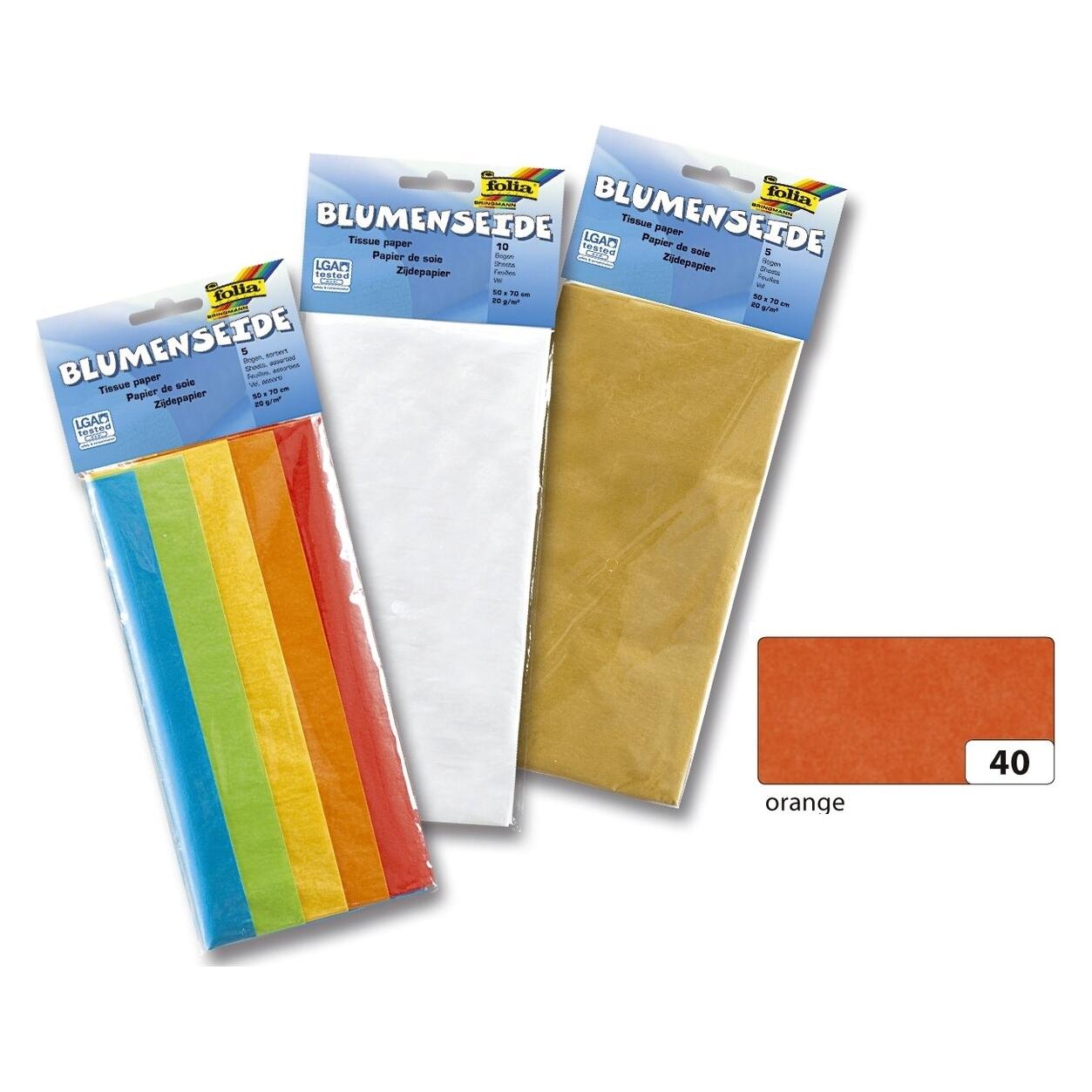 Werola Seidenpapier elfenbeinfarben, 24 Bogen 50x75cm (20 g/m², 1x) (SEA1201-24BL)
