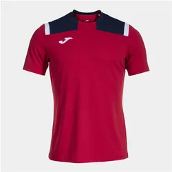 Joma, Herren, Sportshirt, Camiseta Manga Corta T-Shirt (M), Blau, Rot