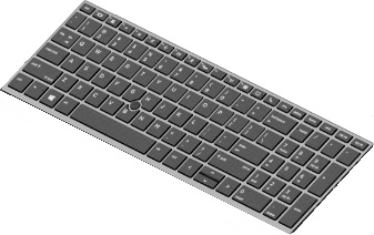 HP L14366-B71, Tastatur, Finnisch, Schwedisch, Tastatur mit Hintergrundbeleuchtung, HP, EliteBook 850 G5