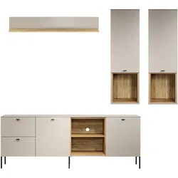 Trendteam, Wohnwand, SaoPauloWO (250 x 40 x 215 cm)