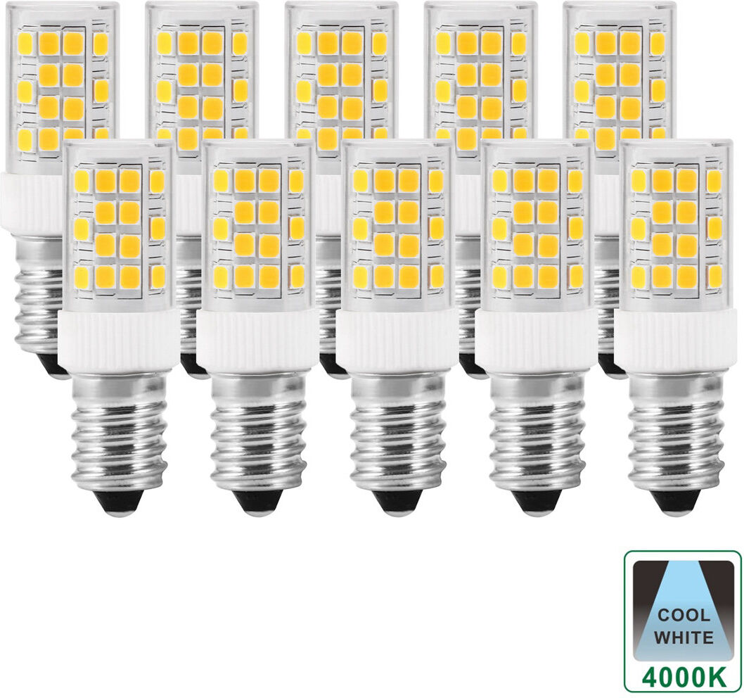 Symple Stuff 4W E14 Dimmable LED Light Bulb Capsule (Set Of 10) Clear E14/European