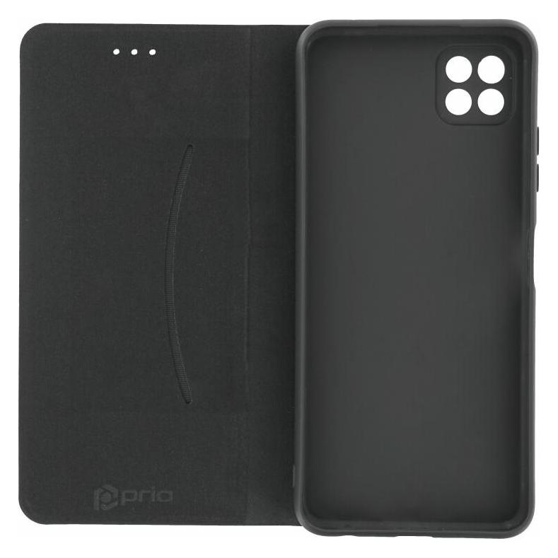 prio Book Case Fashion für Samsung A22 5G schwarz-rot (Samsung Galaxy A22 5G) (PBC-1139)