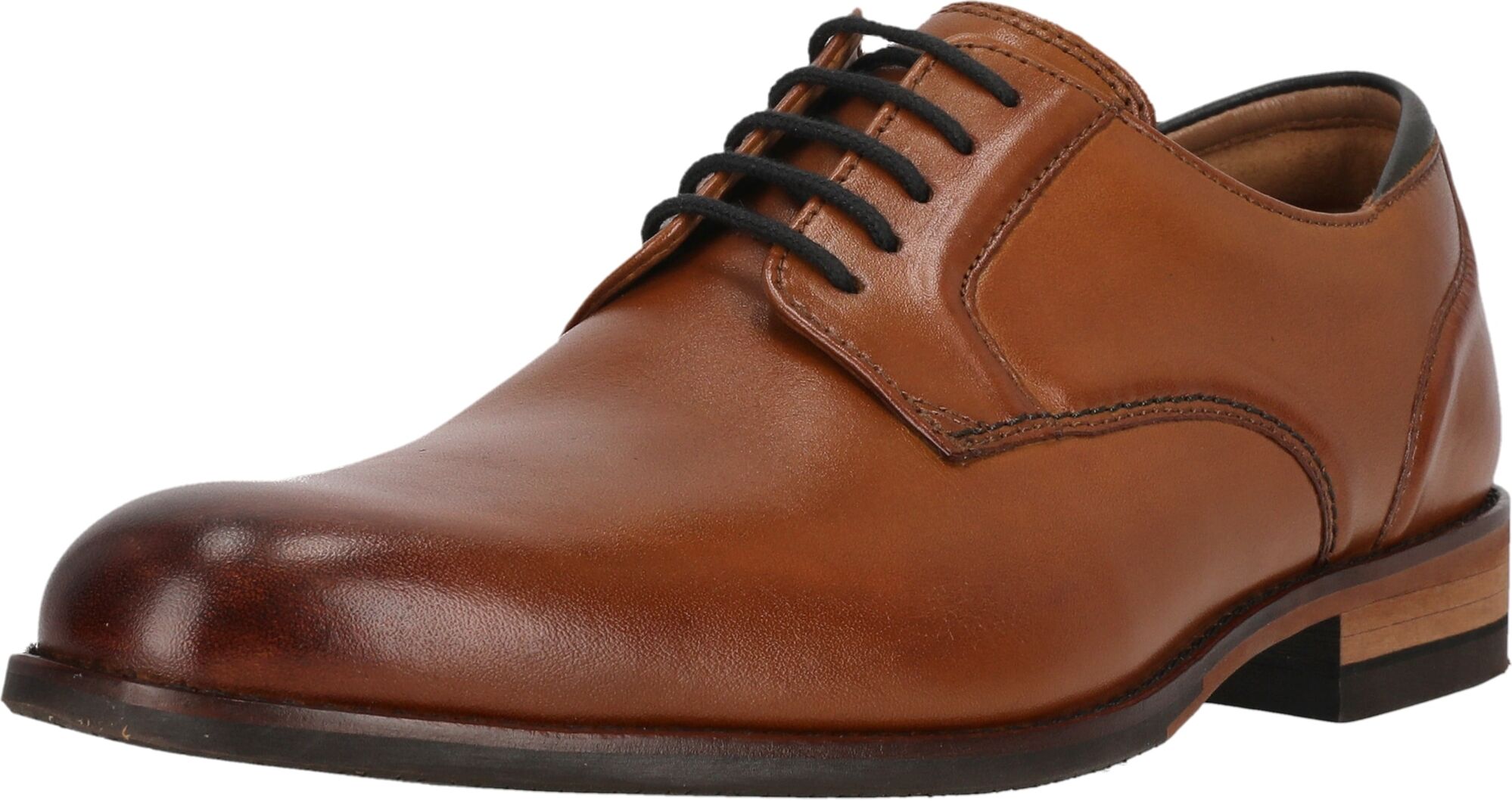 Schnürschuh CLARKS "CraftArlo", Herren, Gr. 41,5, Leder, braun, Schuhe Schnürschuh, mit gezielter Dämpfung für optimalen Komfort