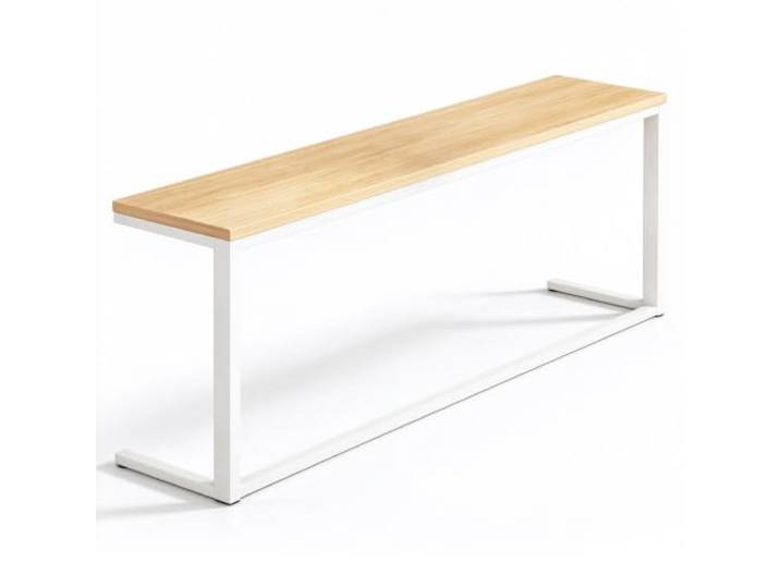 Heizkörperverkleidung, Holzplatte, Stahlrahmen, Schmaler Konsolentisch Schmaler Heizkörpertisch, Holzplatte, Carbonstahlgestell, Flur, Eingangsbereich, Wohnzimmer(Yellow,160x20x80CM/63x8x31IN)