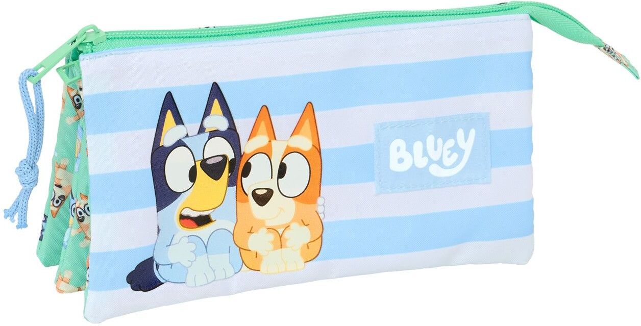 Safta: Bluey Sisters - Triple Pencil Case (812533744)