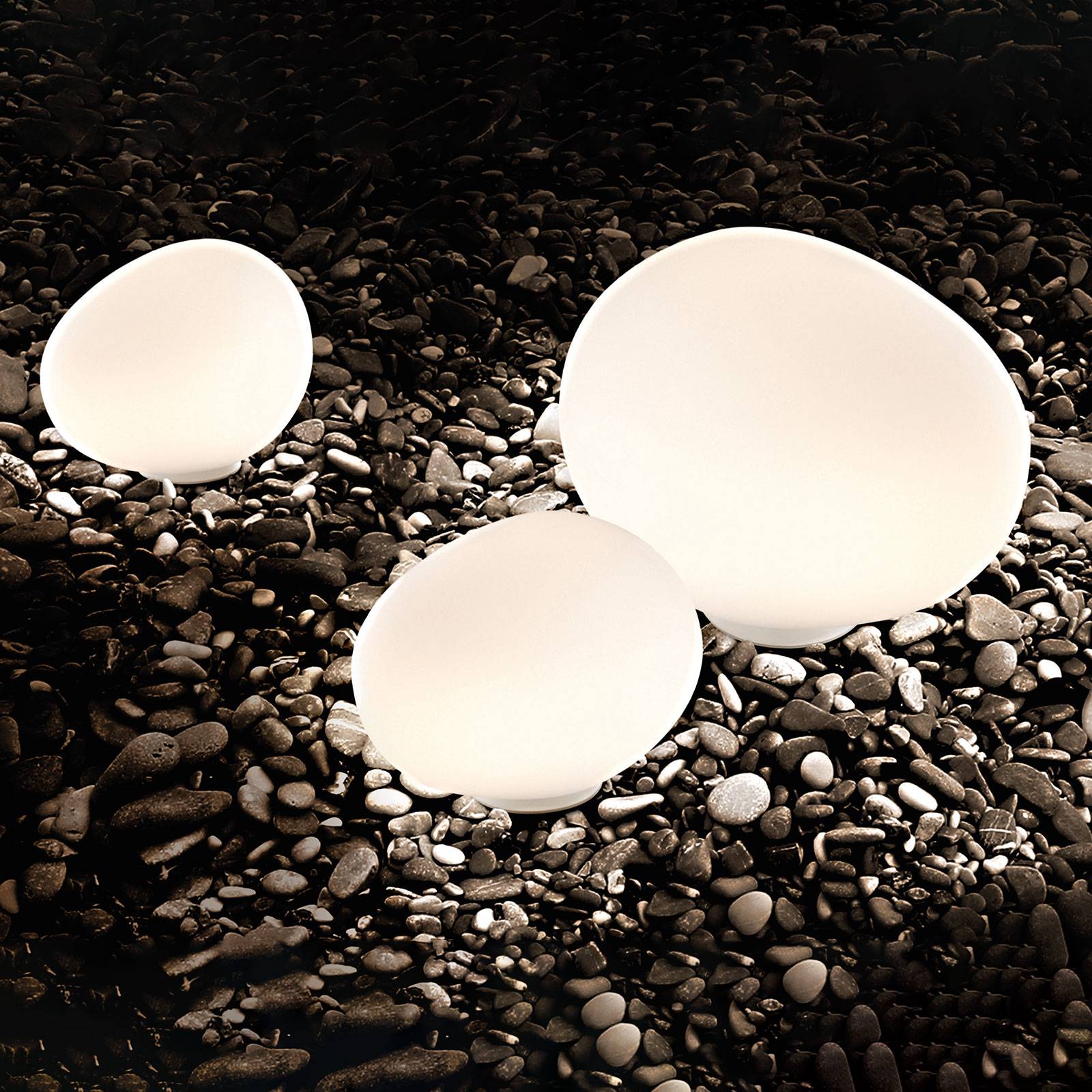 Foscarini Gregg outdoor media udendørs dekorationslampe, Hvid/opal, Plast, Design