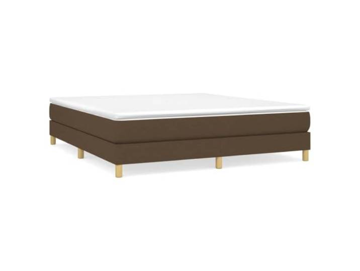 PUGYNBK Boxspringbett, 160 x 200 cm, mit Federkernmatratze Mittlere Härte, atmungsaktiver Stoff, Holzlatten, weicher Schutz