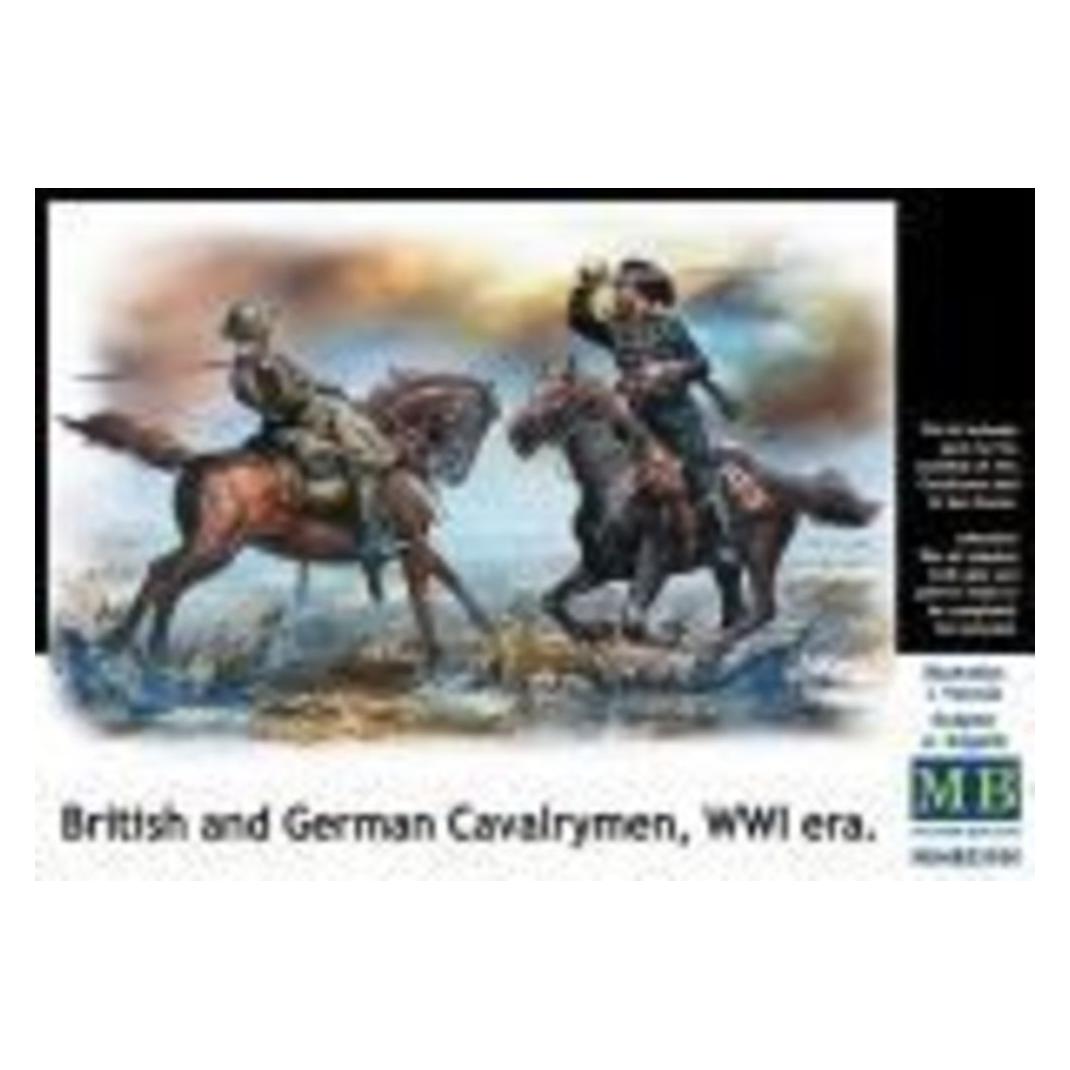 Master Box British and German cavalrymen,WWI era (MB35184)