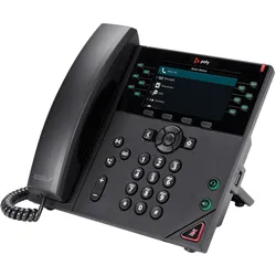 HP POLY VVX 450 12-Line IP Phone, Telefon, Schwarz