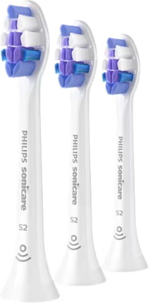 Philips Sonicare S2 Sensitive Cabeça Escova Dentes Sónica 3 unidades