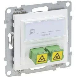 Legrand 765189 SEANO SC/APC Monomode Glasfaser-Steckdose 2 Glasfaserkabeln,