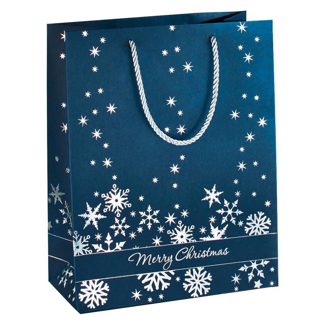 Sigel Geschenktasche Silver GT110 Snowflakes,260x330x125mm 3 St. (3x) (GT110)