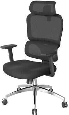 SIHOO M56C Office Chair, Stylish Desk Chair with Big Seat, Black - N/A