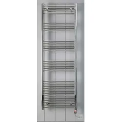 LEO 1000x500, elektrisch, Standard-Heizstab SIM, gerades Kabel, verchromt