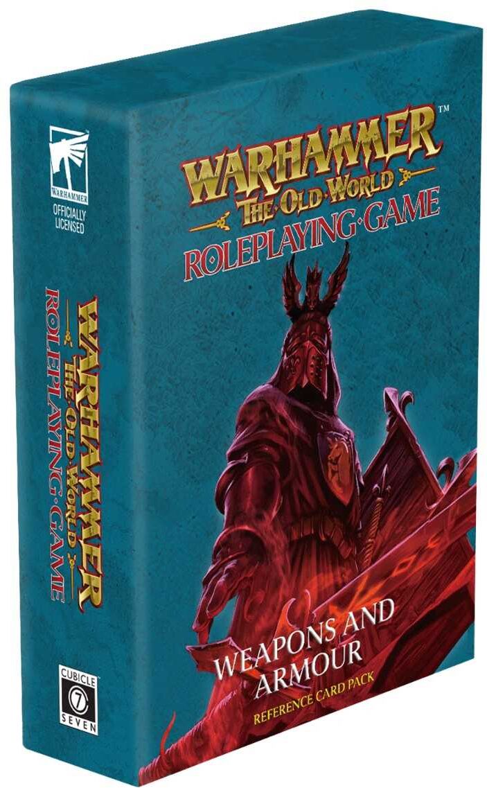 Seven Warhammer: The Old World Weapons and Armour Deck for Roleplaying Game