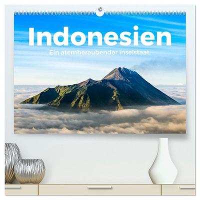 Indonesien - Ein atemberaubender Inselstaat. (hochwertiger Premium Wandkalender 2027 DIN A2 quer), Kunstdruck in Hochglanz