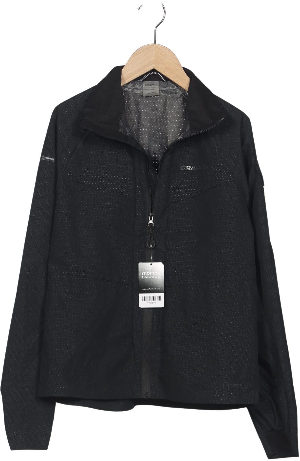 Craft Damen Jacke, Schwarz, Gr. M, Synthetik / Tex / Membran - Second Hand